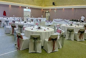 Wedding Reception in the Sports Hall